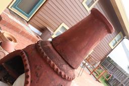 Clay Chiminea