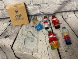 GROUP OF AVON CHRISTMAS ORNAMENTS