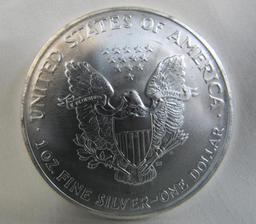 2004 SILVER EAGLE 1 OZ. FINE SILVER