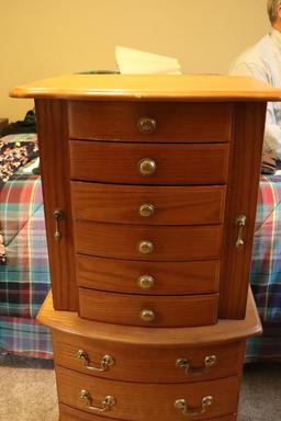 6ft. 5 in. x 3ft. 9 in. Wooden Desk Including Hutch