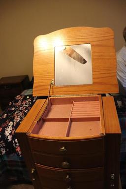 6ft. 5 in. x 3ft. 9 in. Wooden Desk Including Hutch