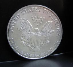 2004 SILVER EAGLE 1 OZ. FINE SILVER