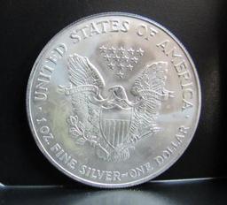 2005 SILVER EAGLE 1 OZ. FINE SILVER
