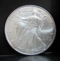 2010 SILVER EAGLE 1 OZ. FINE SILVER
