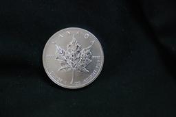 2012 Canadian 5 Dollar Coin 1 oz. Fine Silver