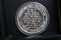 1998 Fraley's Incorporated 50 Mining and Construction Coin