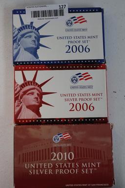 "3" Proof Sets U.S. Mint