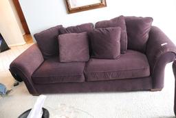 8ft. Plum Couch
