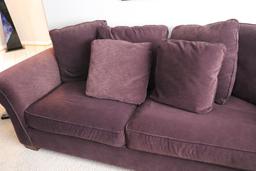 8ft. Plum Couch