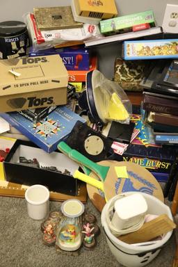 Miscellaneous Items Including Board Games, shoes, etc.