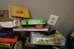 Miscellaneous Items Including Board Games, shoes, etc.
