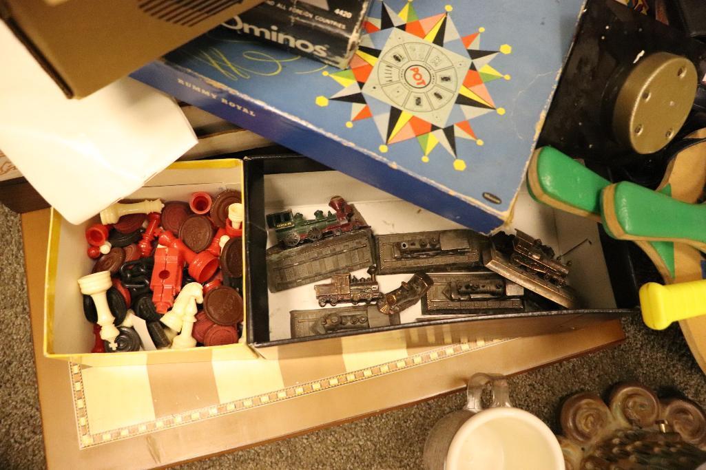 Miscellaneous Items Including Board Games, shoes, etc.