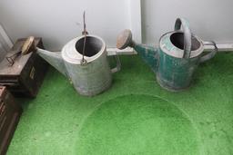 (2) Old Sprinkler Cans With Heads