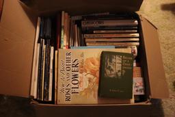Large collection of books including classic car, gardening etc.