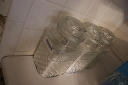 Glass canister set