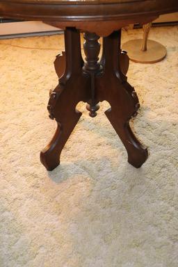 Antique Walnut Parlor Table 27 in. Tall x 32 in. Long x 22 in. Wide