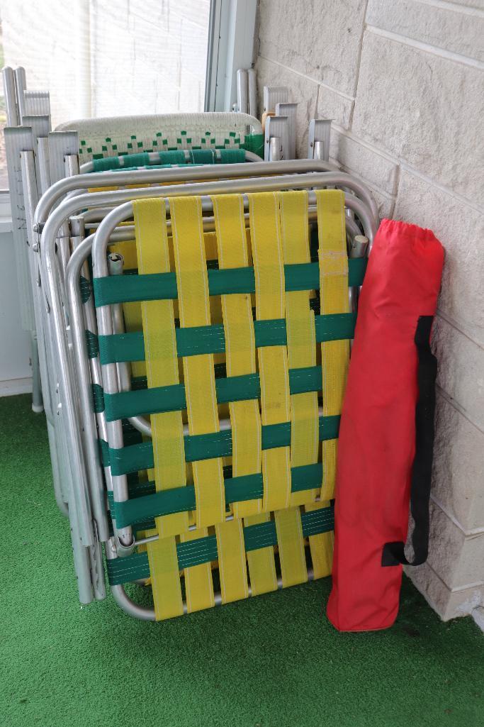 Large Quantity Of Old Lawn Chairs