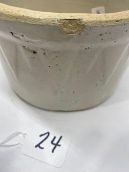RUCKELS SAW TOOTH BUTTER CROCK
