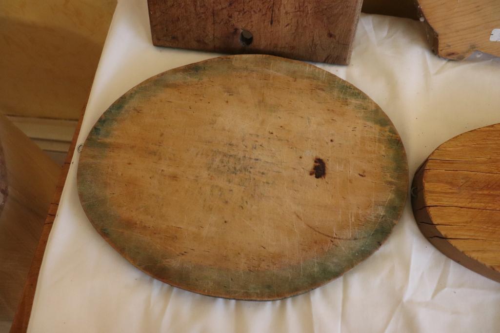 Large Quantity of Primitive Wood Cutting Boards