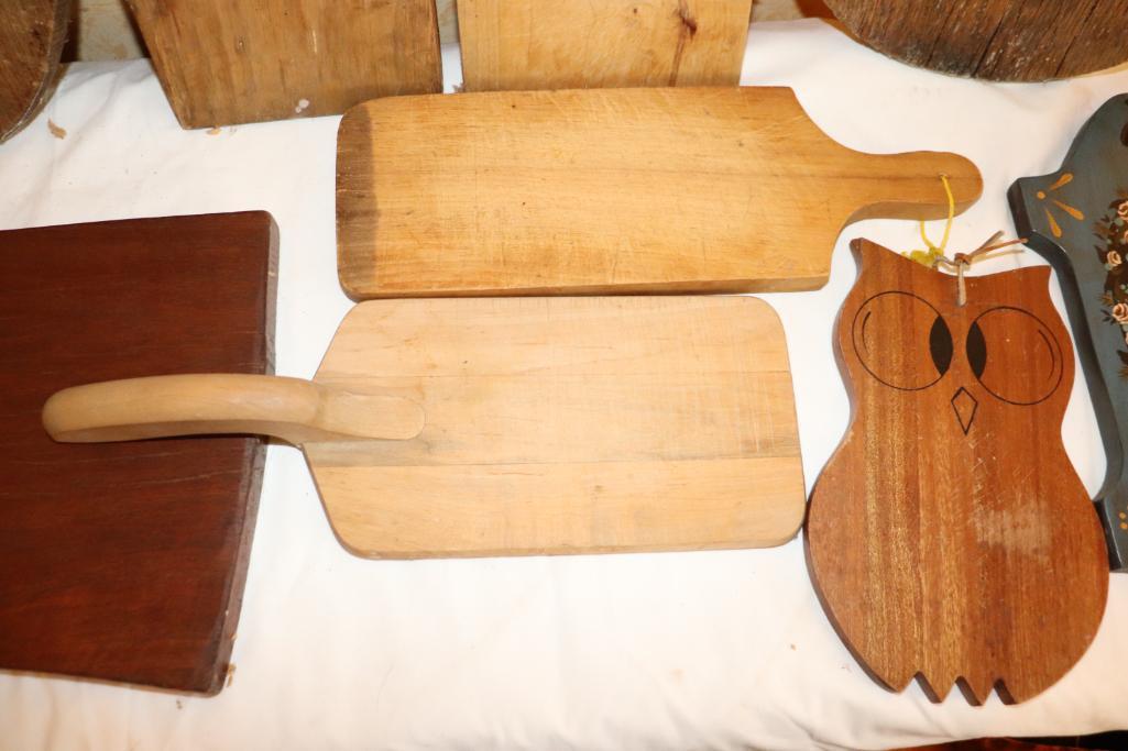 Large Quantity of Wooden Kitchen Utensils