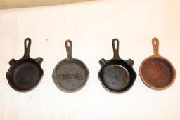 (4) Cast Iron Ash Trays