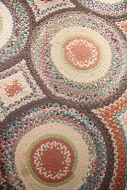 Large Braided Area Rug 132 in. x 159 in.