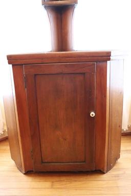 Unique Antique Corner Cabinet