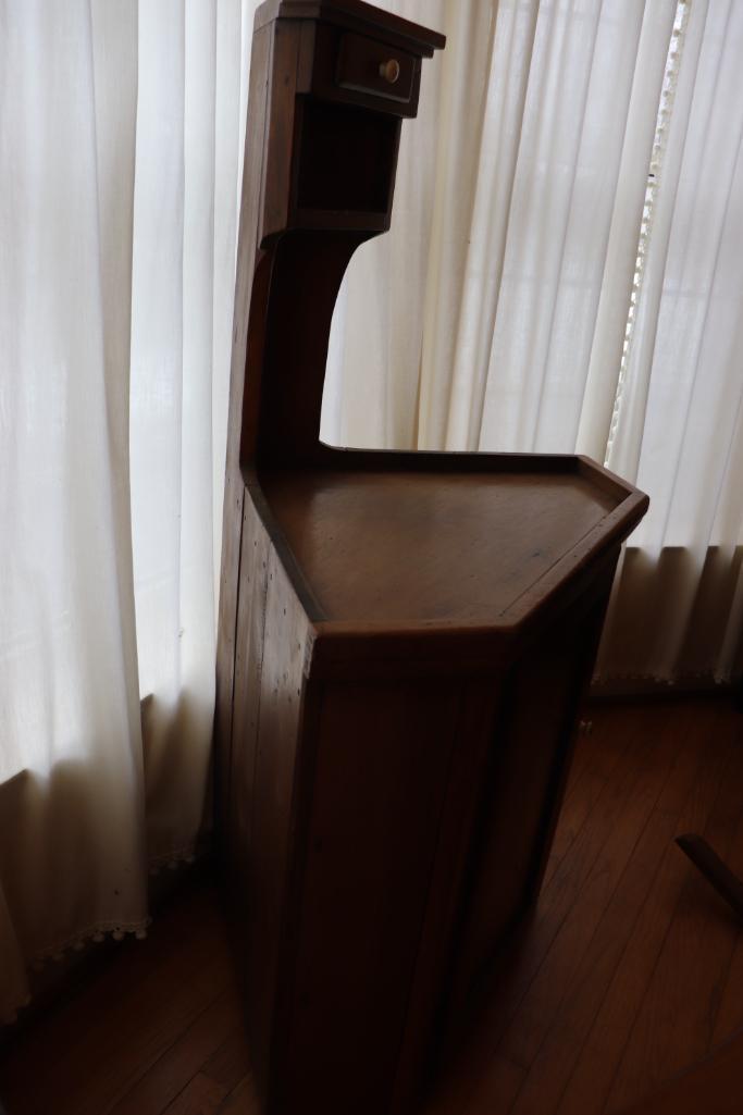 Unique Antique Corner Cabinet