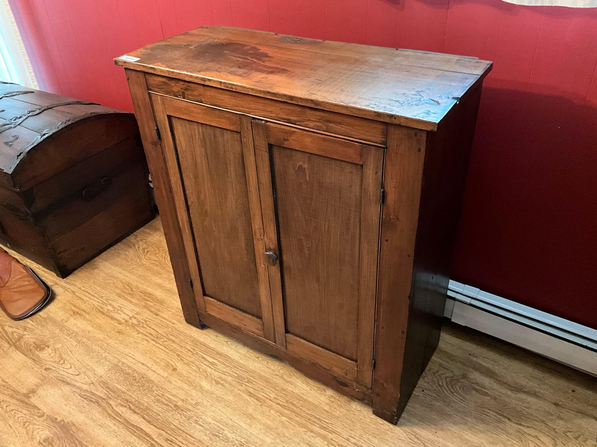 Primitive & Rustic Wooden Jelly Cupboard