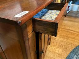 Primitive Washstand with Drawer & Under Belly Area