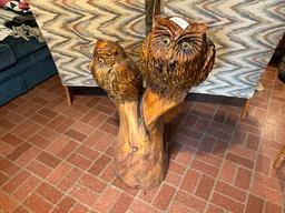 Chainsaw Owl Carving