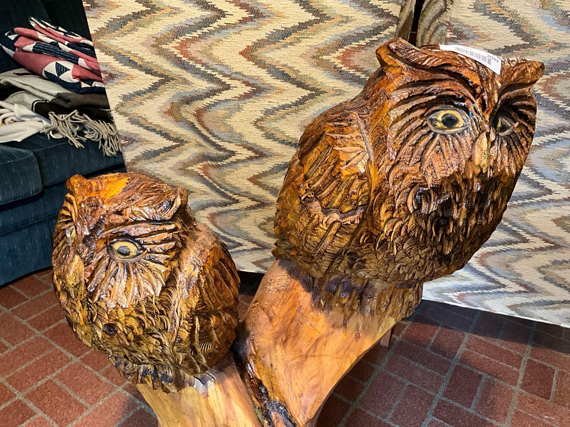 Chainsaw Owl Carving