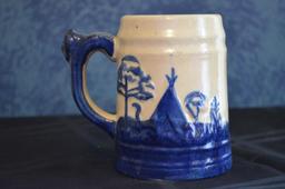 4.5 in. Sleepy Eye Pottery Stein