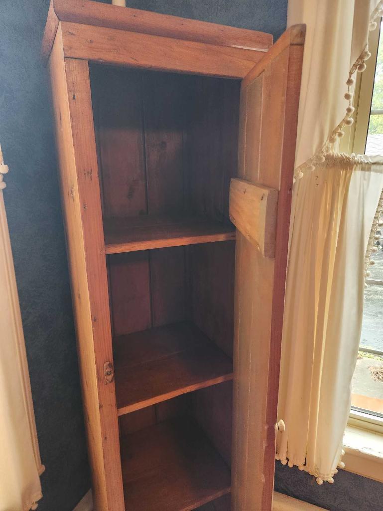 Primitive Pine Chimney Cupboard