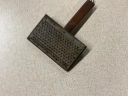 Flat of primitive wood items