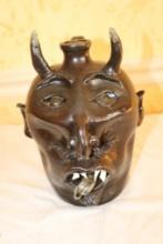 R.H. Leftwich Asheville North Carolina Face Jug