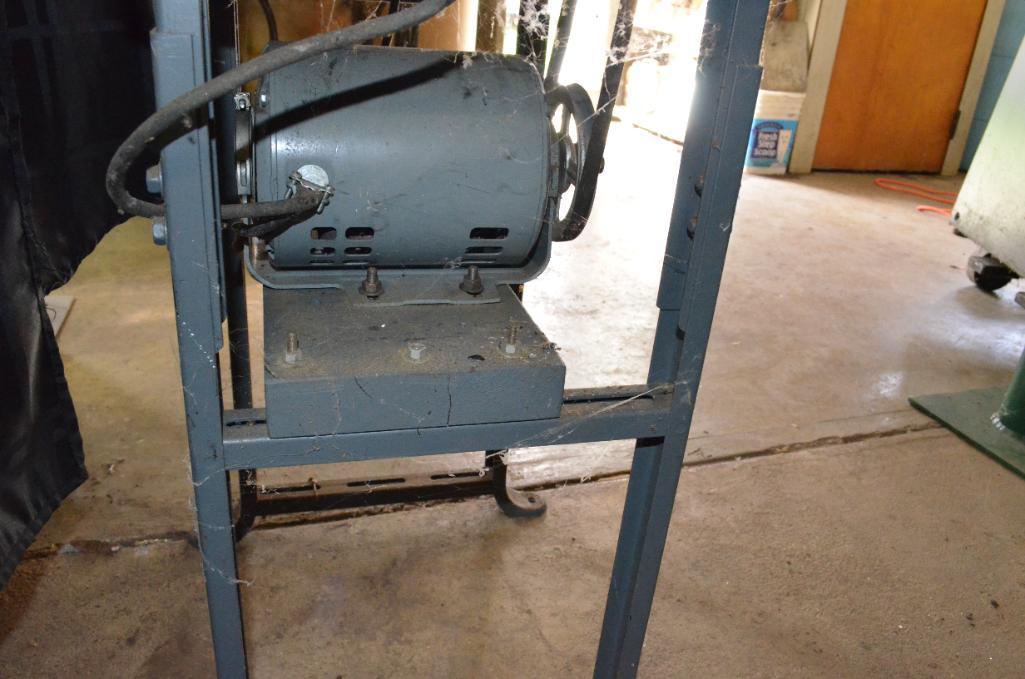 Sears 6-In. Elec. Belt Sander on Industrial Stand