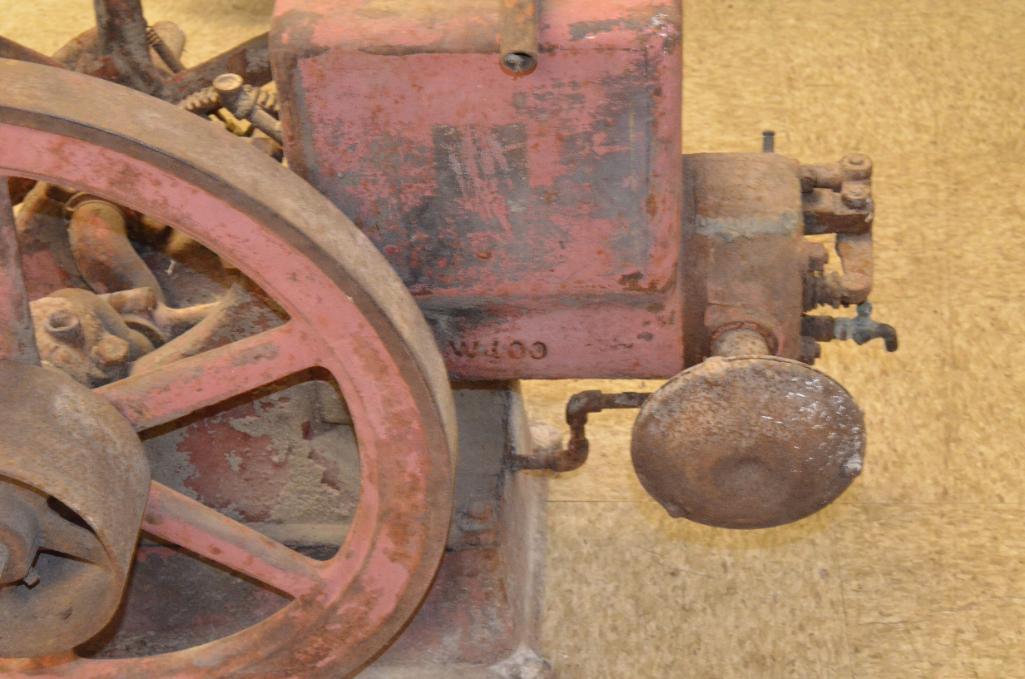 Large Antique Hit & Miss Engine