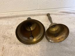 (2) brass bells