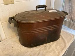 copper boiler w/lid