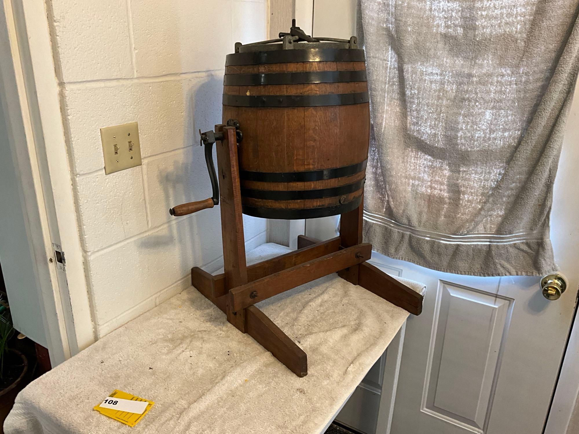 barrel swing churn