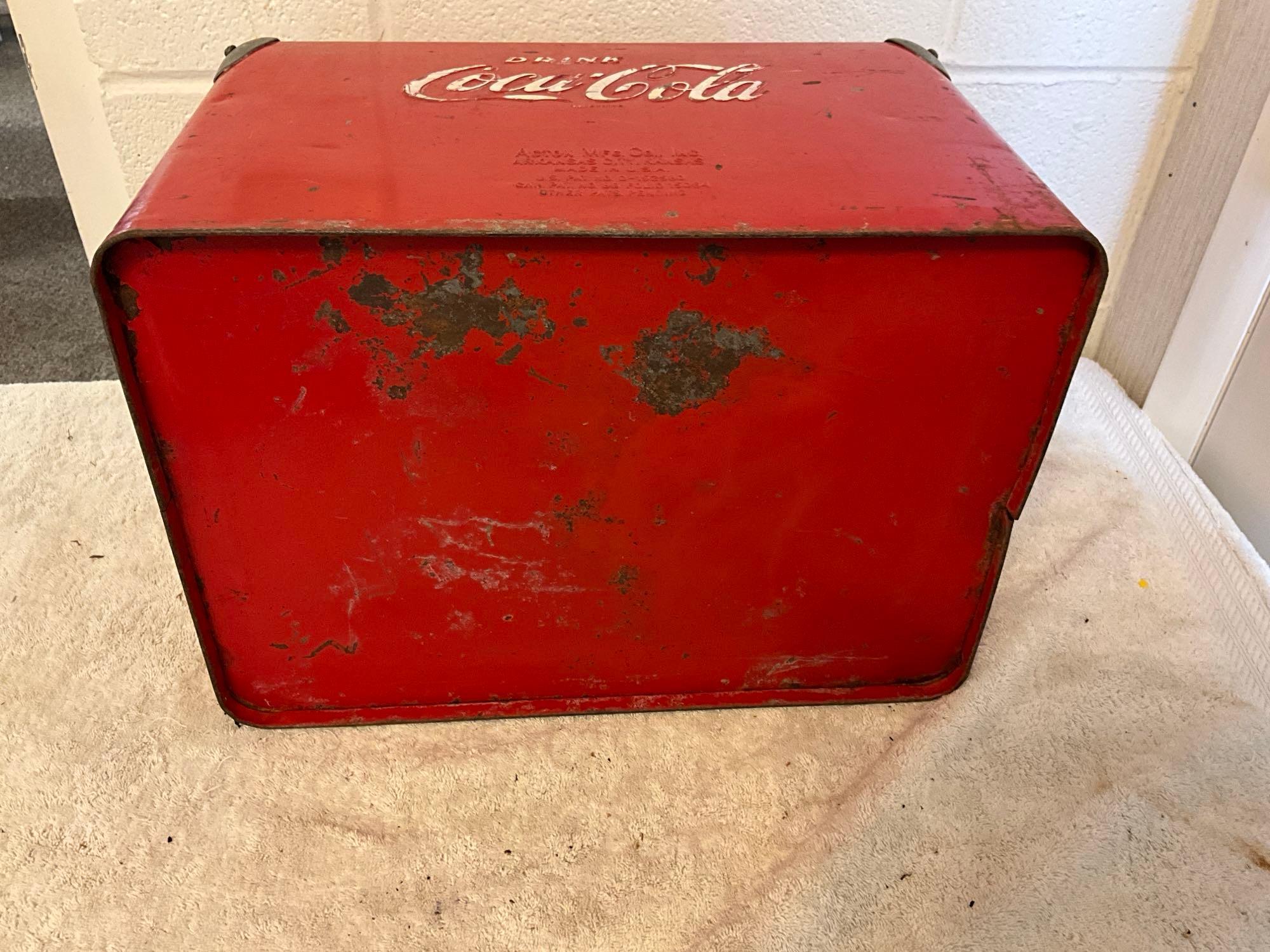 antique Coca-Cola cooler
