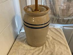 Marshall Pottery 5 gal. churn from Marshall, TX