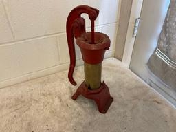 Peters brass hand pump