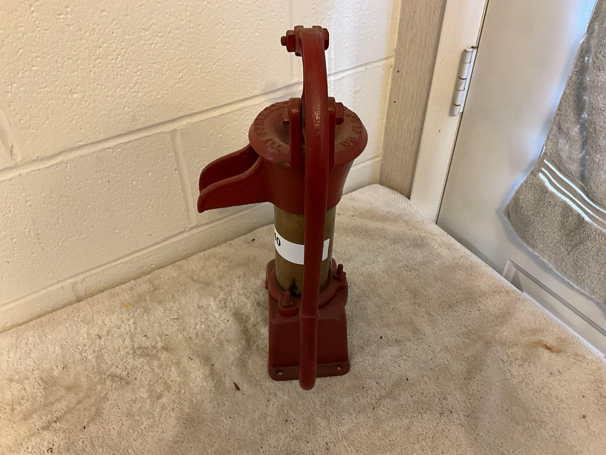 Peters brass hand pump