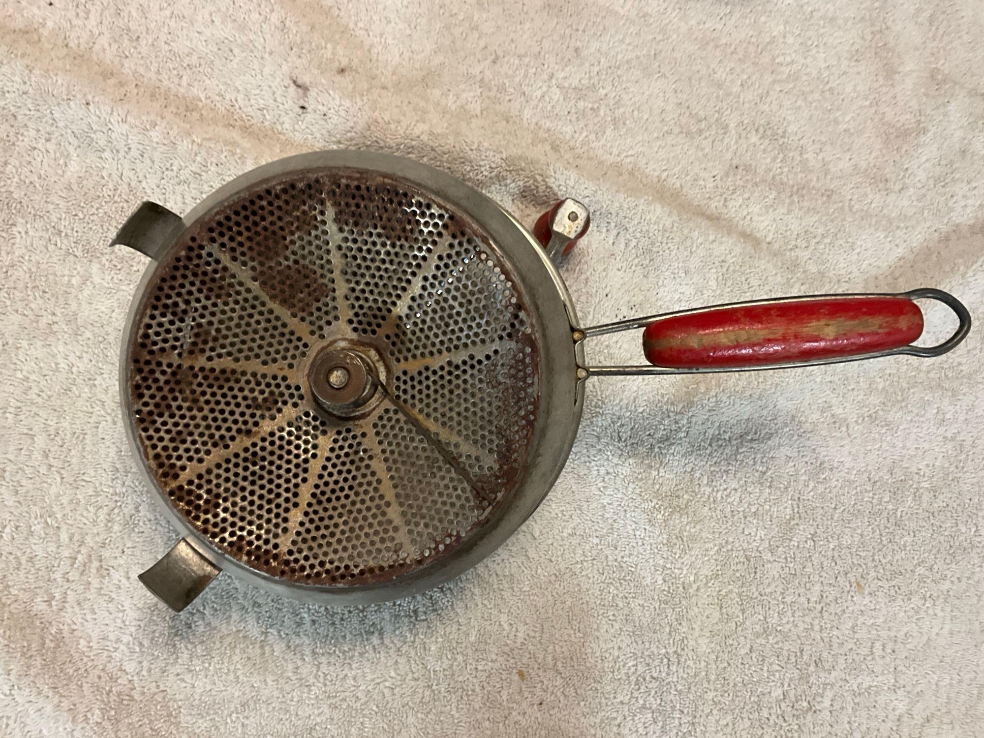 group of vintage kitchen utensils