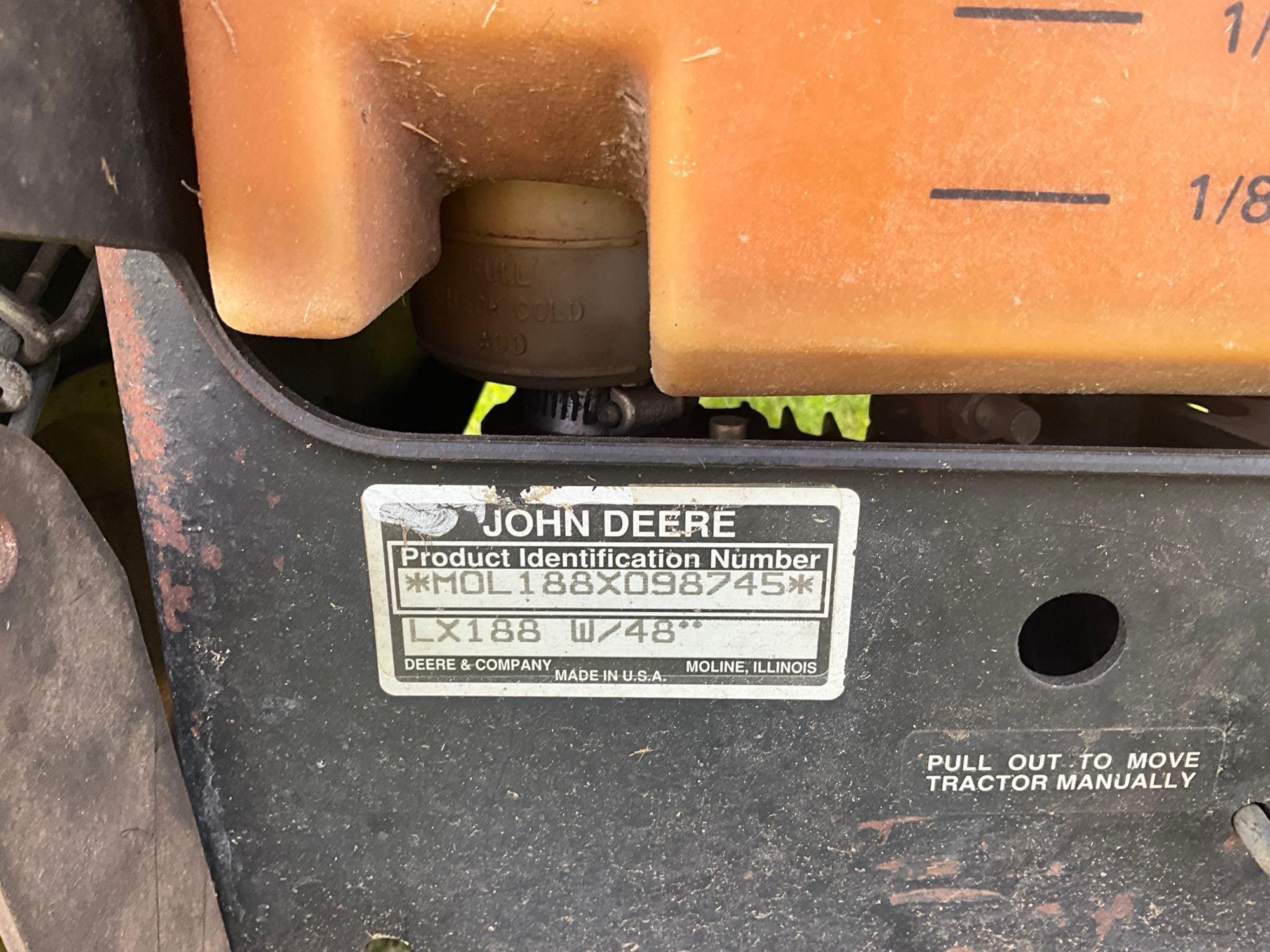 John Deere LX 188 lawn mower