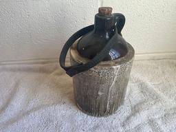 unmarked crock jug