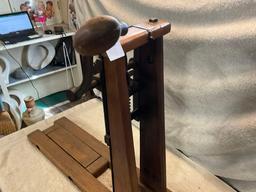 early bench top hand powered drill press