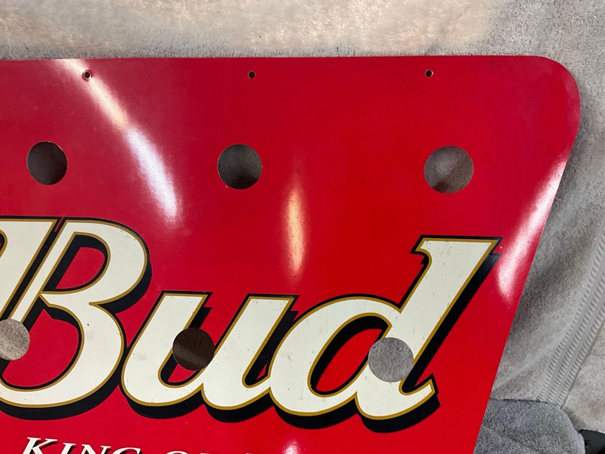 2006 plastic NASCAR Bud sign